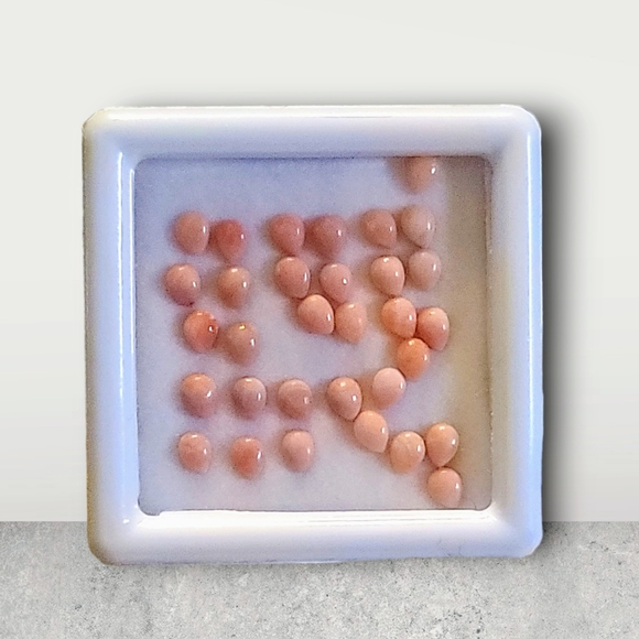 NEW Oregon Sunrise Peach Opal Pear-Shaped Gemstones (4.51 ctw.) - Picture 3 of 6